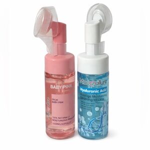 MoCGallure Baby Pink & Blue Cleansing Mousse Set NEW Hyaluronic Acid New